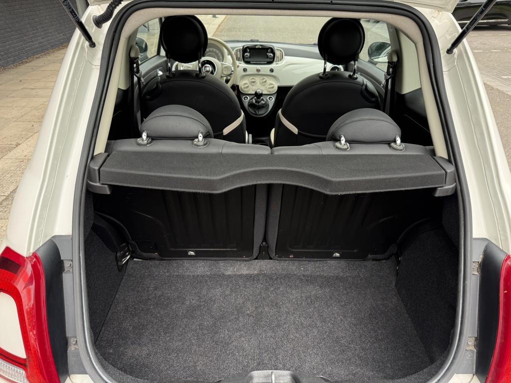 Fiat 500 1.2 lounge - lederen bekleding -