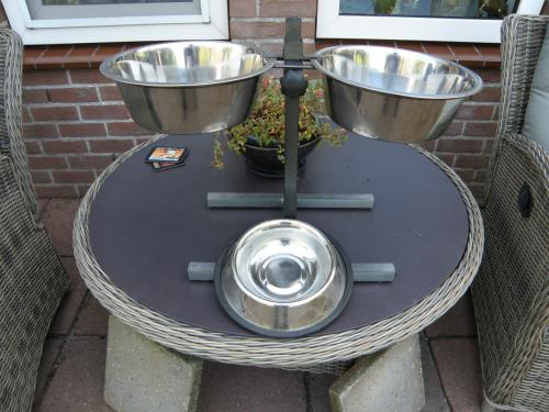 Voer of water bakken