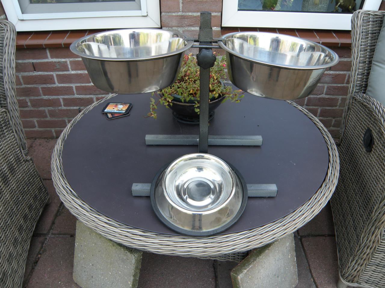 Voer of water bakken