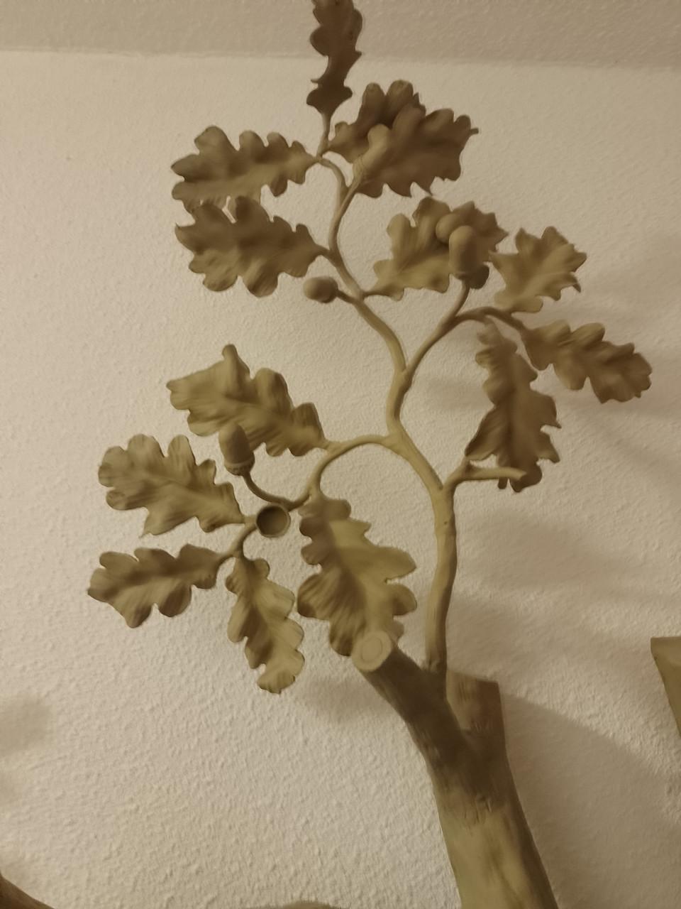 Zeer mooie vintage metalen kapstok-boom