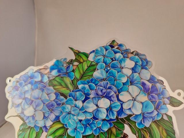 Raamhanger pot Hortensia's