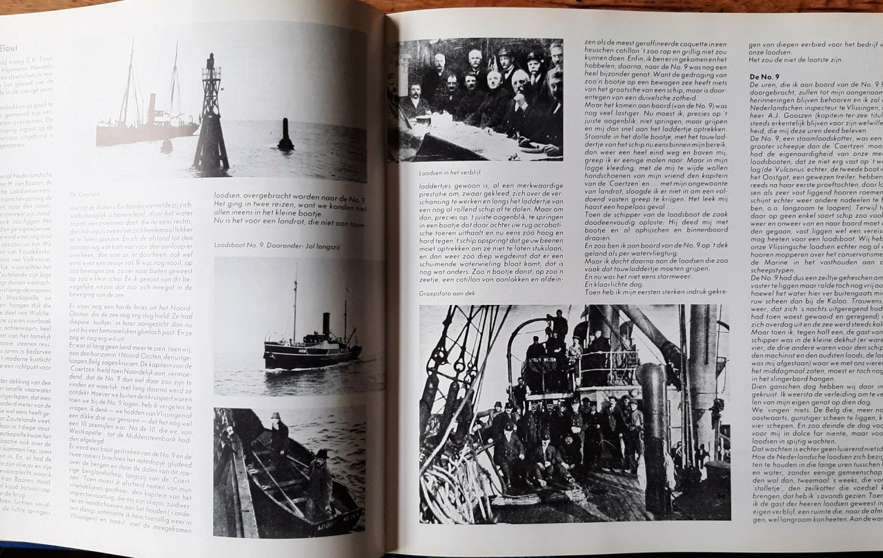 Een eeuw loodsen op en om de Schelde, door Rinus van Es