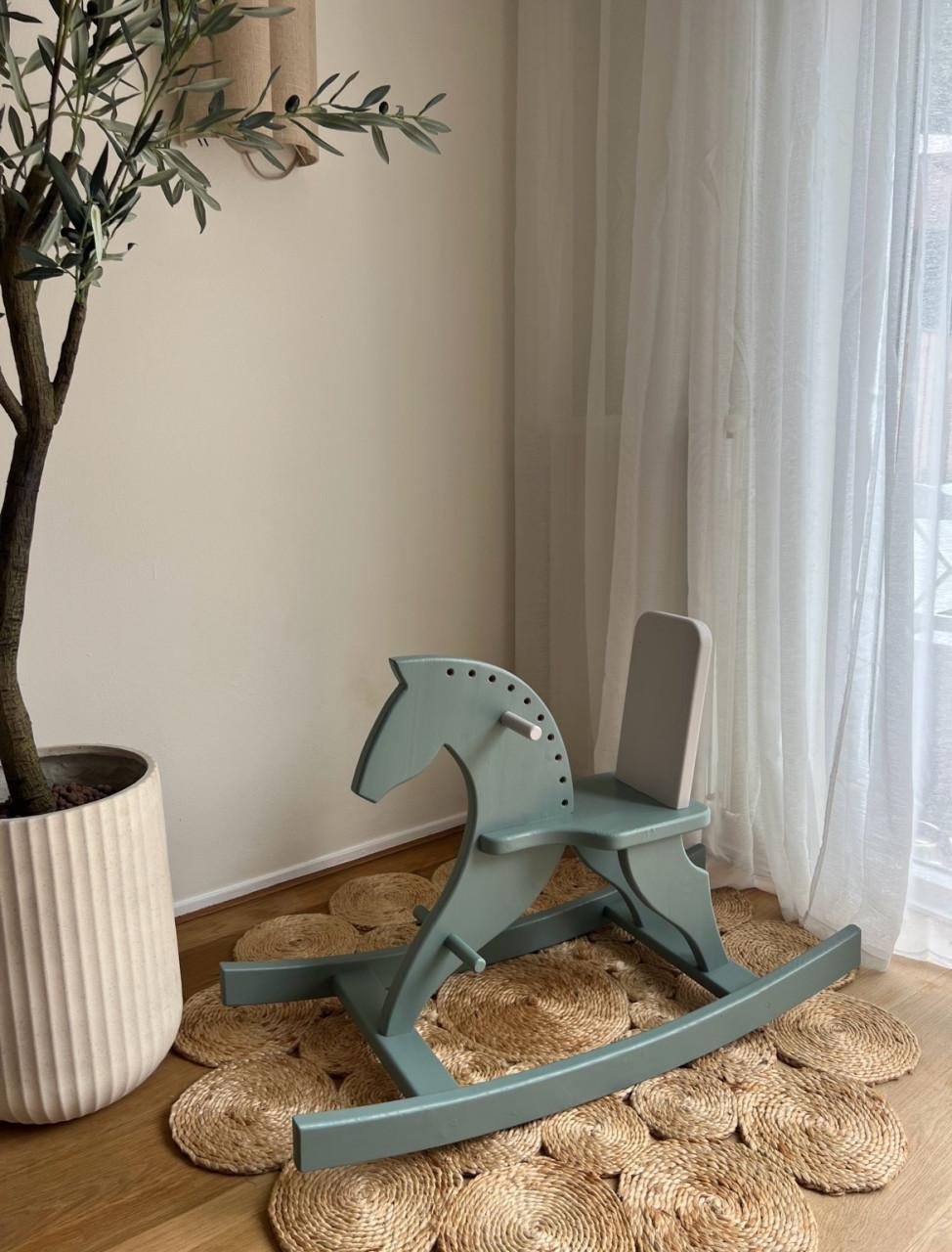 Gerestyled hobbelpaard | massief hout