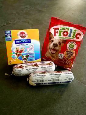 NIEUW hondenvoer (Dentastix, Naturis, Frolic)
