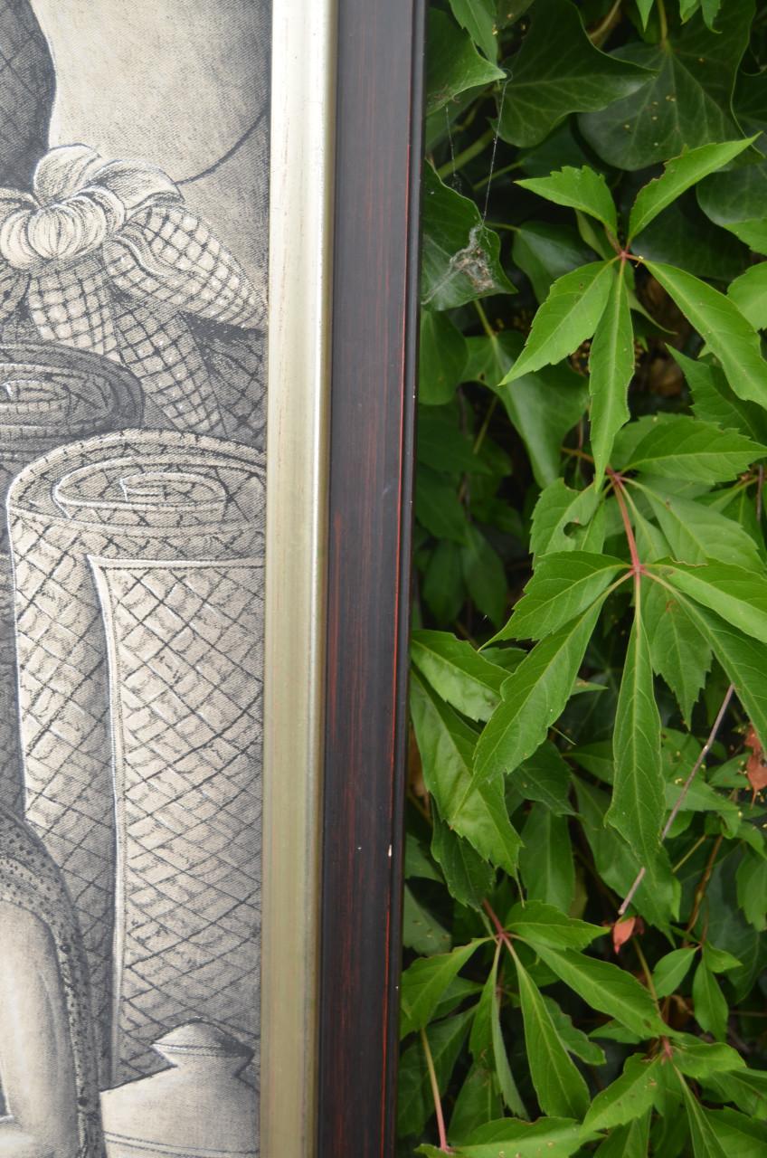 Twee prachtige enorme Balinese schilderijen, pendanten, gesigneerd