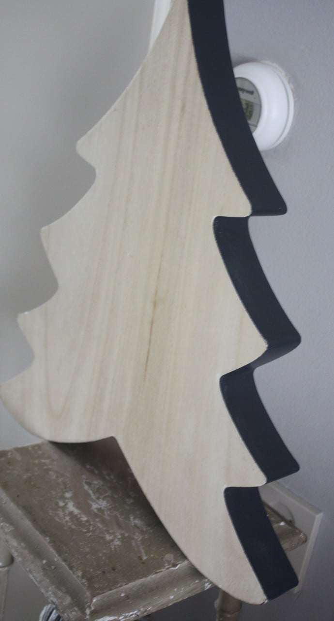 Houten kerstboom