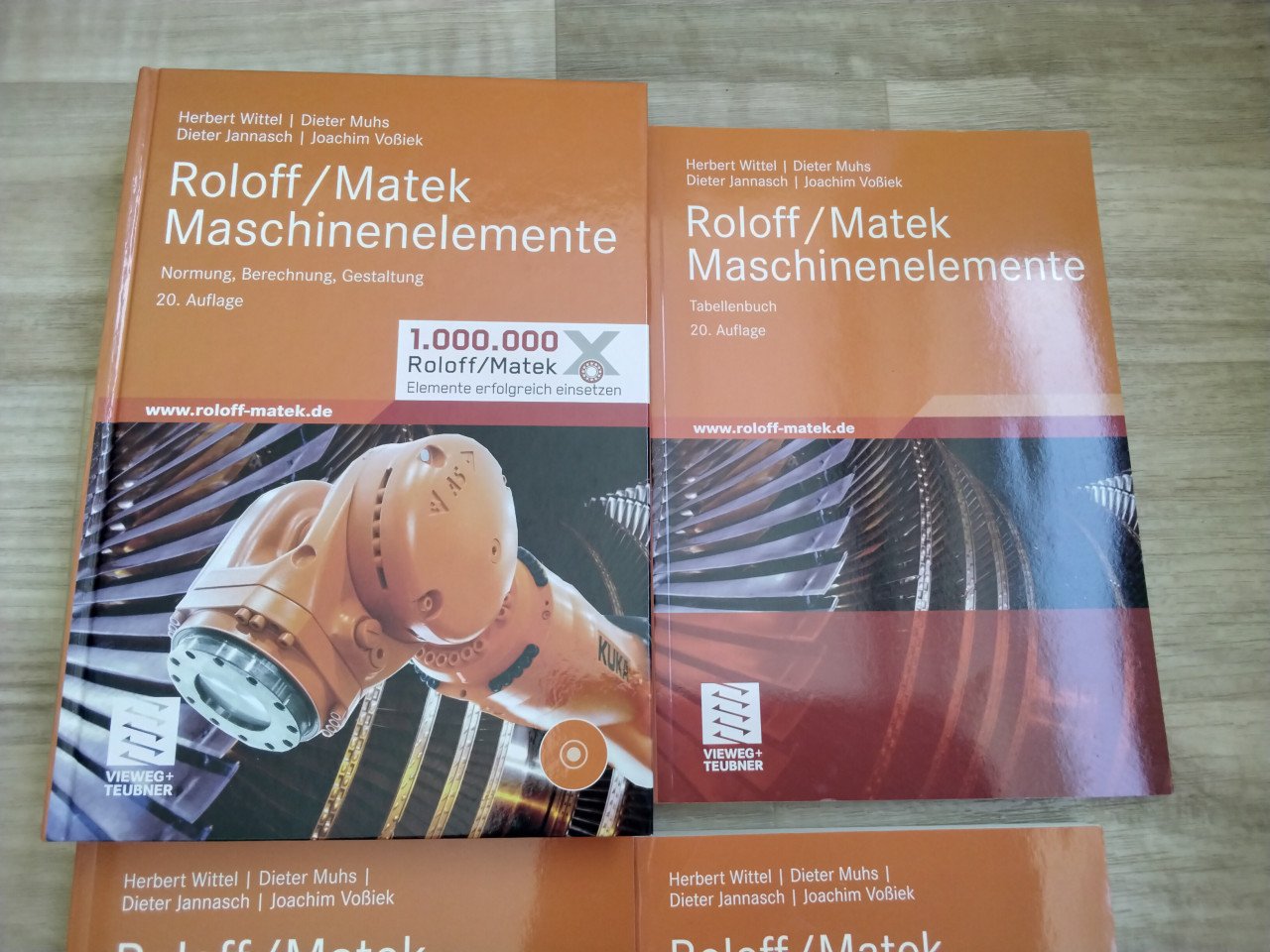Roloff / Matek Maschinenelemente cursus, boeken met cd-rom