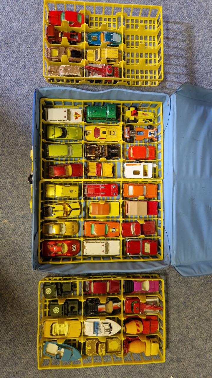 Matchbox speelgoed auto's in koffer