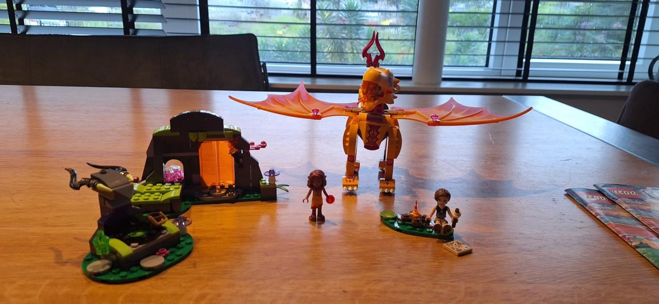 LLEGO Elves 41175 Vuur Draak Lava grot