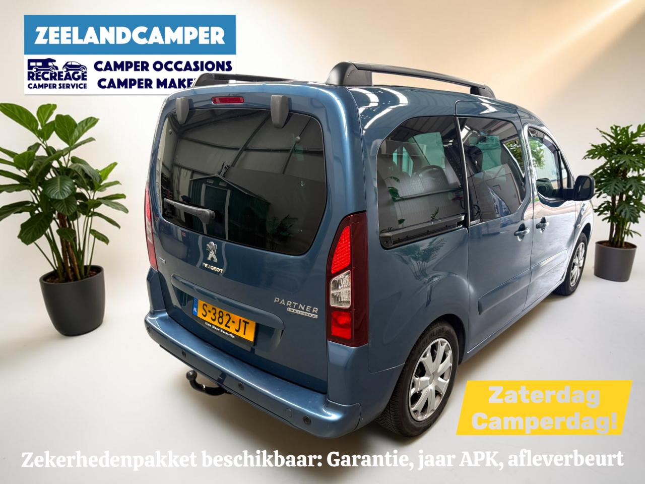 2P. Microcamper Peugeot Partner Tepee 1.2 Benzine!  – auto én camper in één
