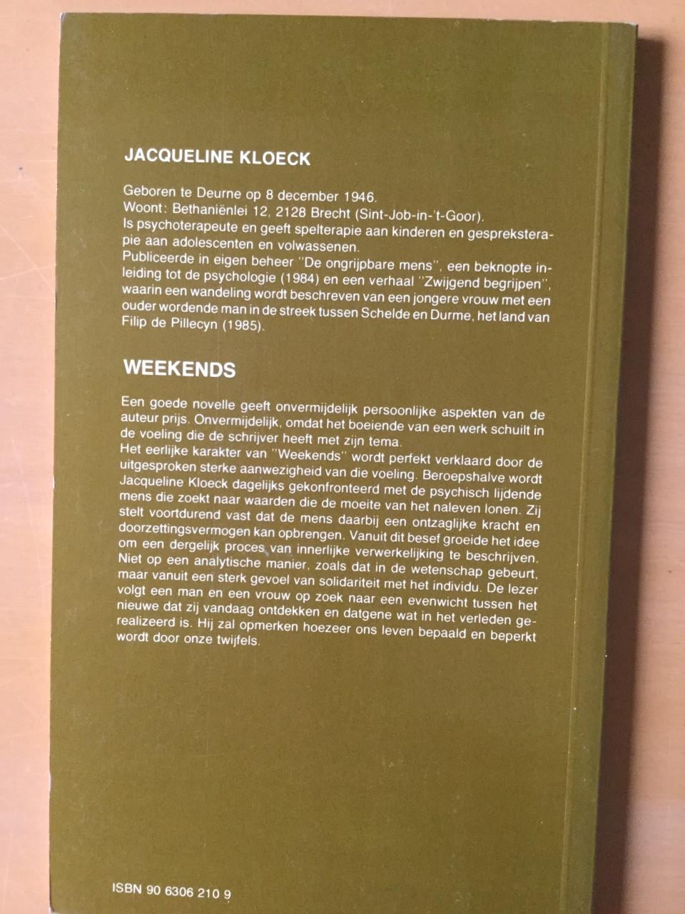 Jacqueline Kloeck Weekends