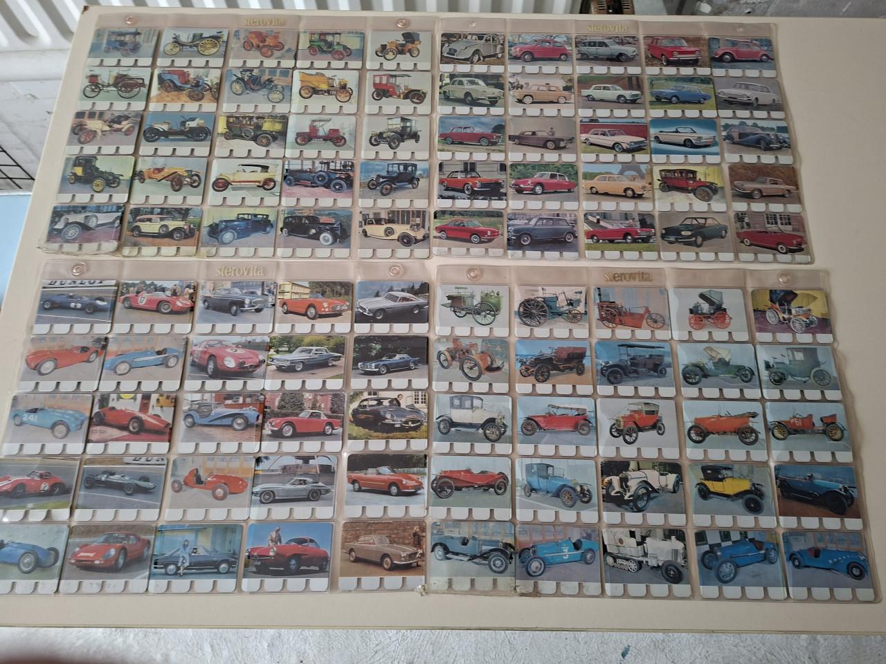 Vellen platic hoezen, afbeeldingen mini auto's