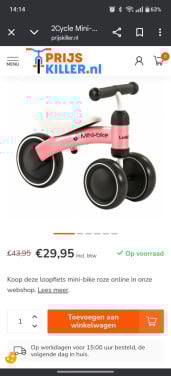 Loopfietsje