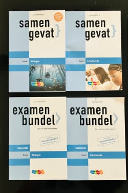 Examenbundel & samengevat, HAVO, Wis B, Nat, Schei, Bio, Nld, Engels