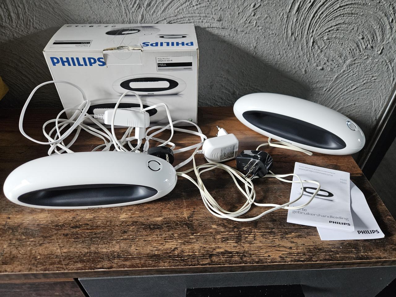 Zgan Philips Mira Duo draadloze telefoon M550/M555
