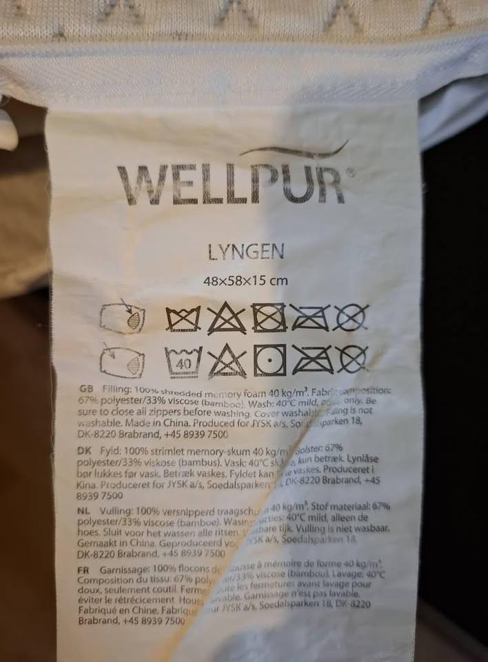 Hoofdkussen traagschuim