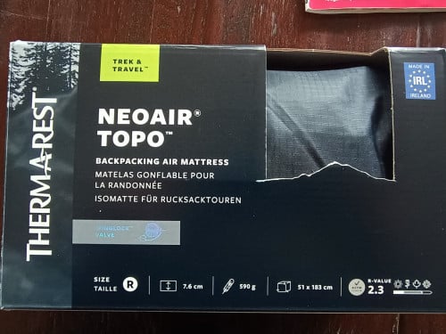 Thermarest Neoair Topo regular Luchtmatras
