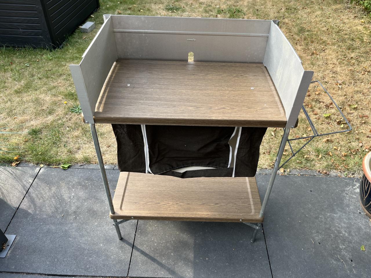 Opklapbaar camping keuken tafeltje