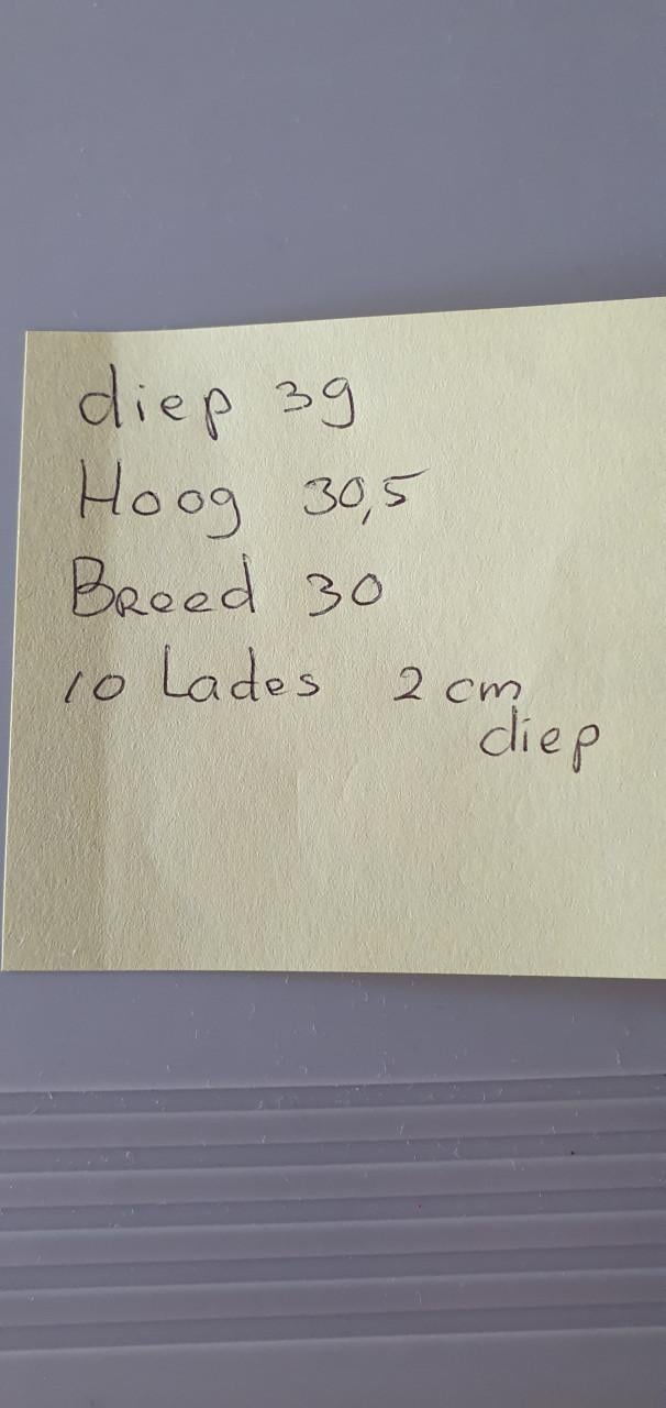 Dossier laden kastje