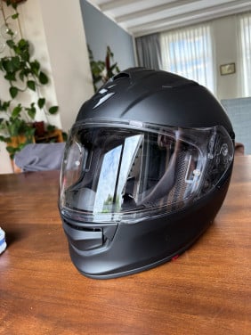 Motorhelm Scorpion Exo 491 Mat Zwart S