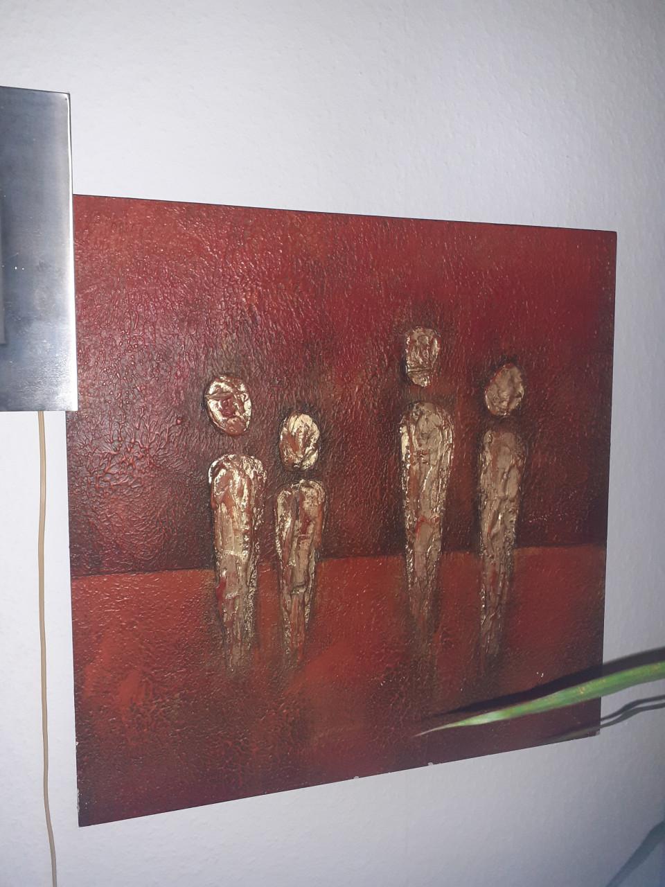 Leuk Schilderij " Oude Blauwe Deur " van Jopie Huisman. & Salvador Dali