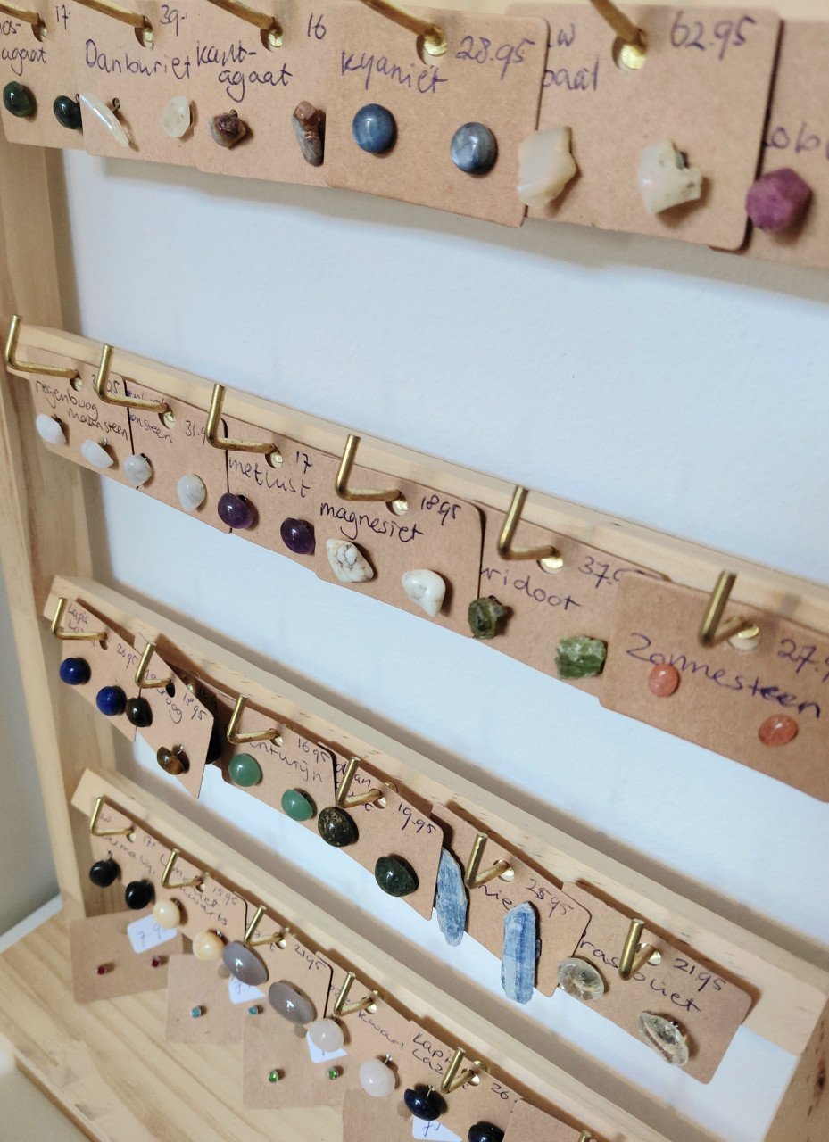 Handgemaakte edelsteen sieraden