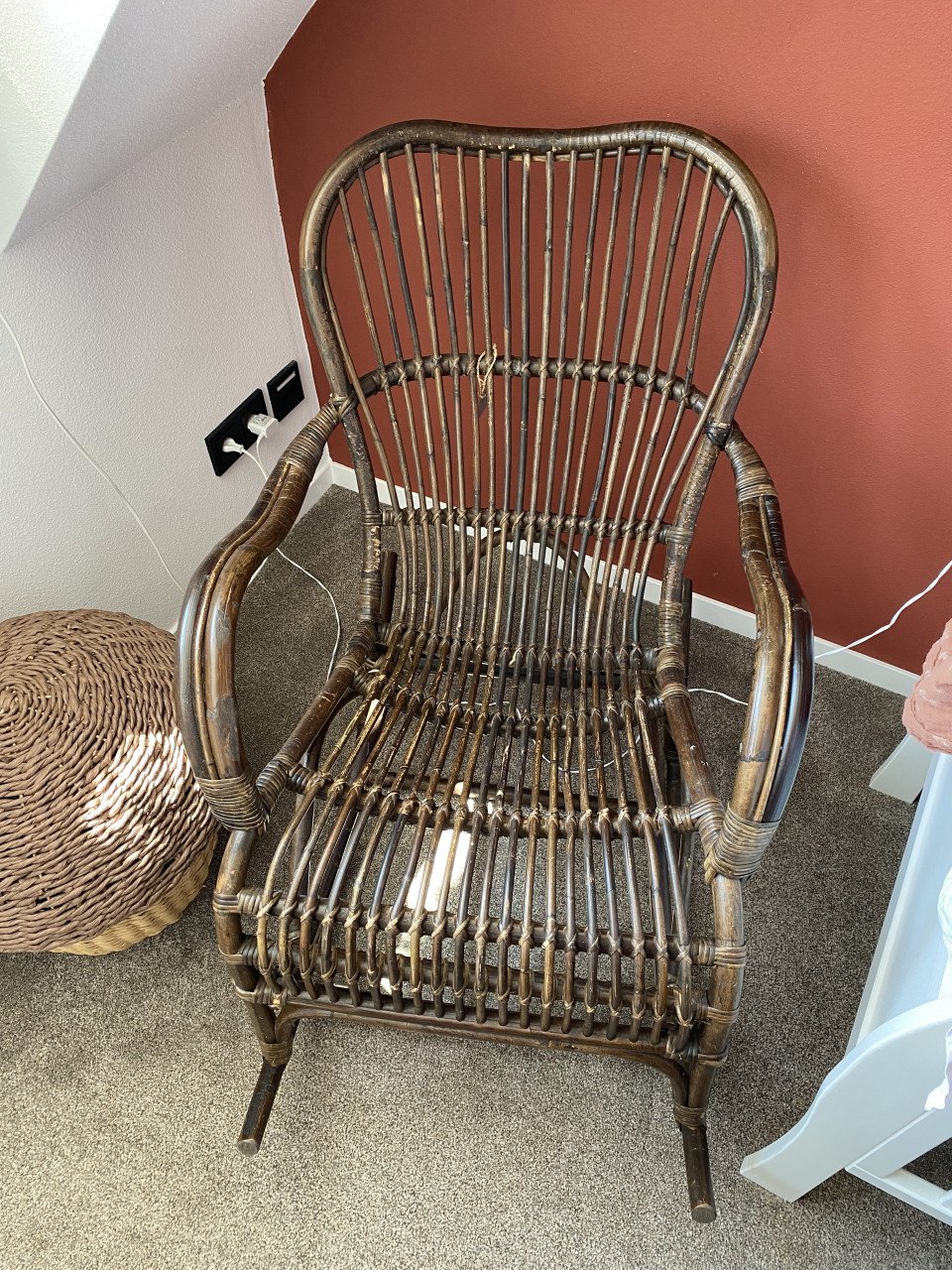 Rotan Schommelstoel