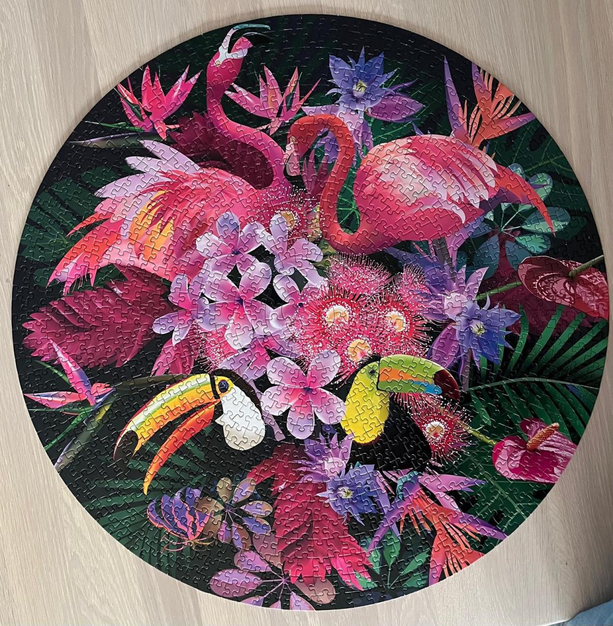 Ronde puzzel Tropics
