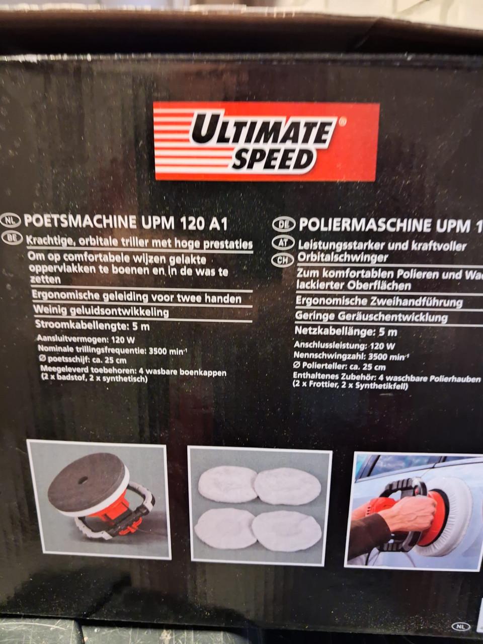 Poetsmachine voor auto/camper