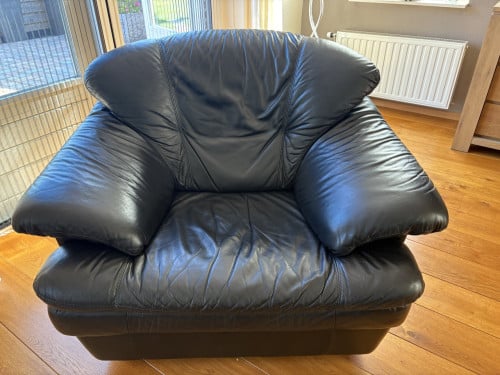 Lederen fauteuil