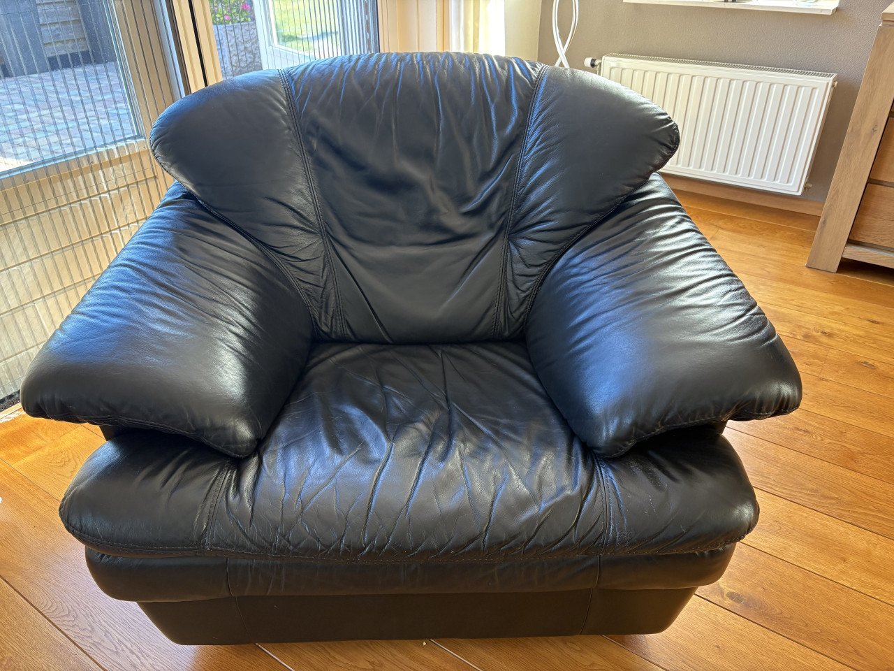 Lederen fauteuil