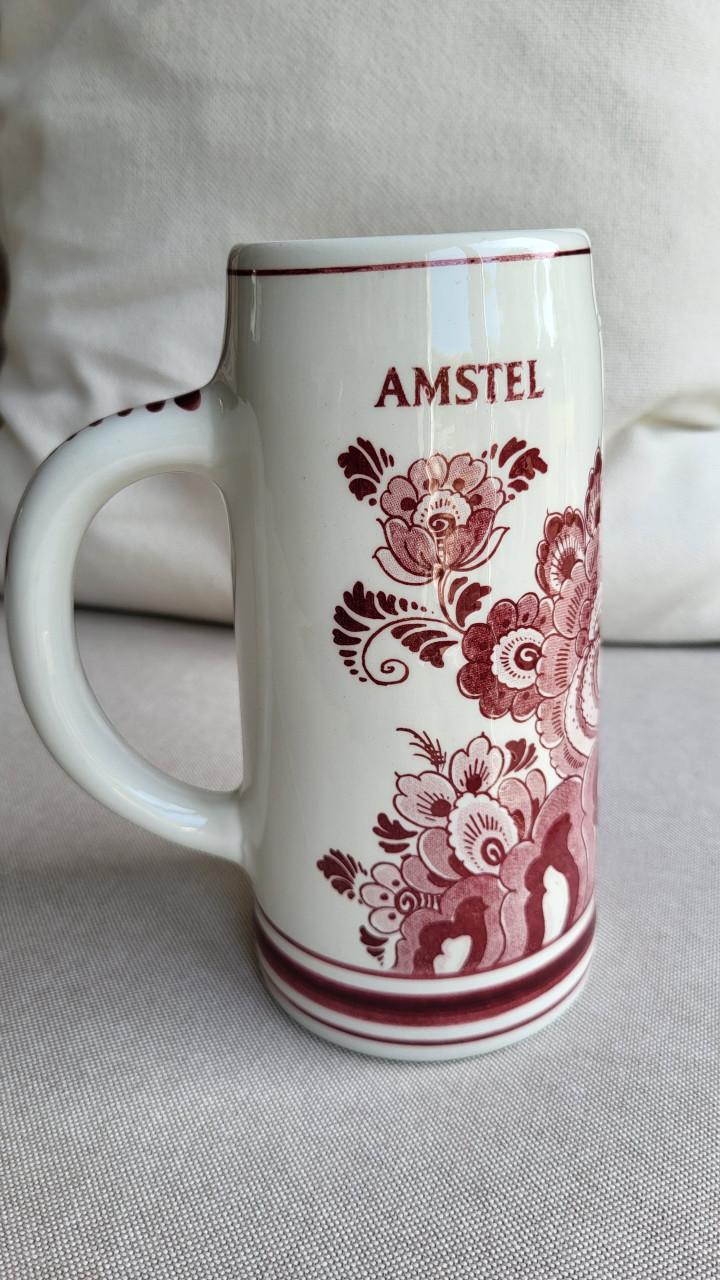 Amstel bierpul Delfts Rood  h 17 cm