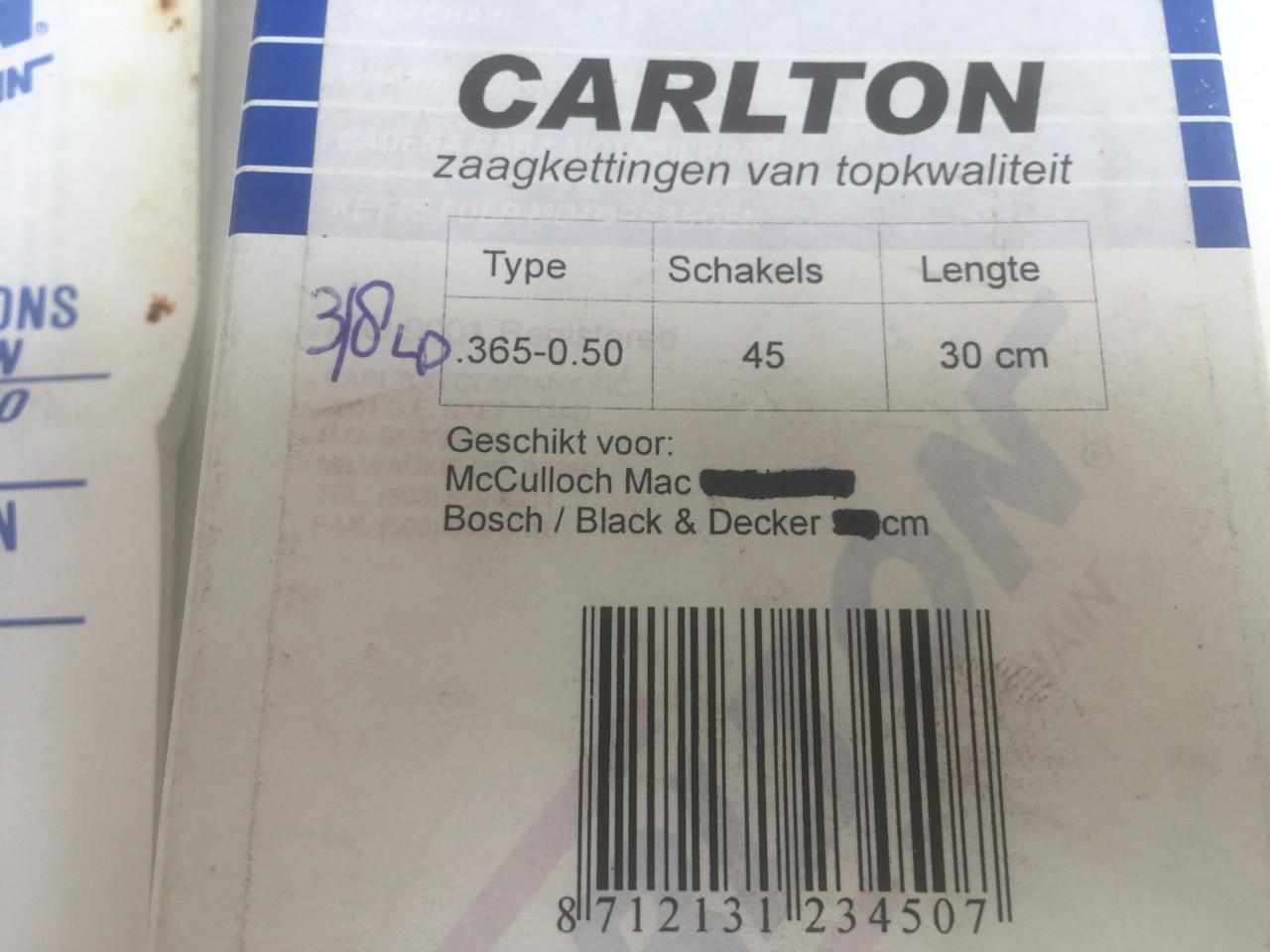 5X zaagketting voor kettingzaag dolmar, husqvarna etc  gloednieuw