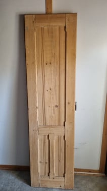 Unieke massief houten deur