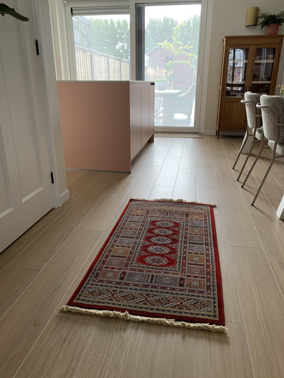 ❣️Prachtig Sfeervol Handgeknoopt Vintage Vloerkleedje❣️Nieuwstaat❣️
