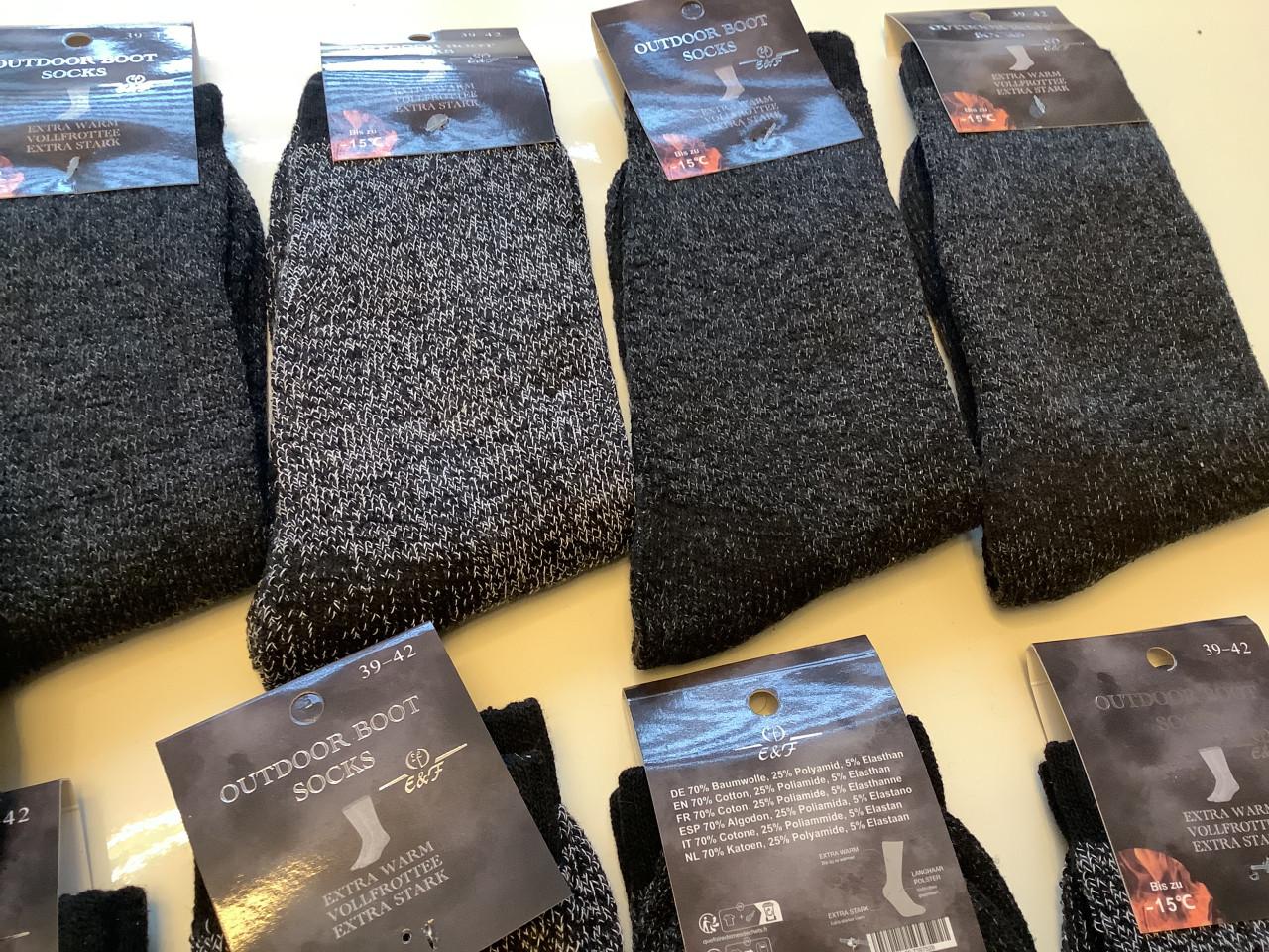 Partij heerlijk warme outdoor boot socks. ( partij 71)
