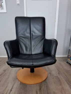 Leren draaifauteuil