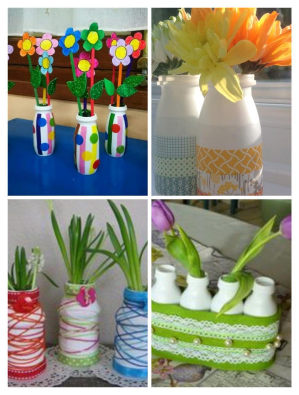 Lege probiotica flesjes knutsel materiaal