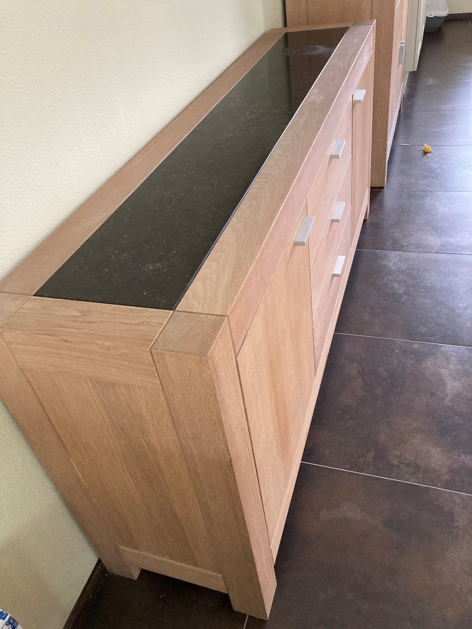 Massief eikenhouten dressoir whitewash