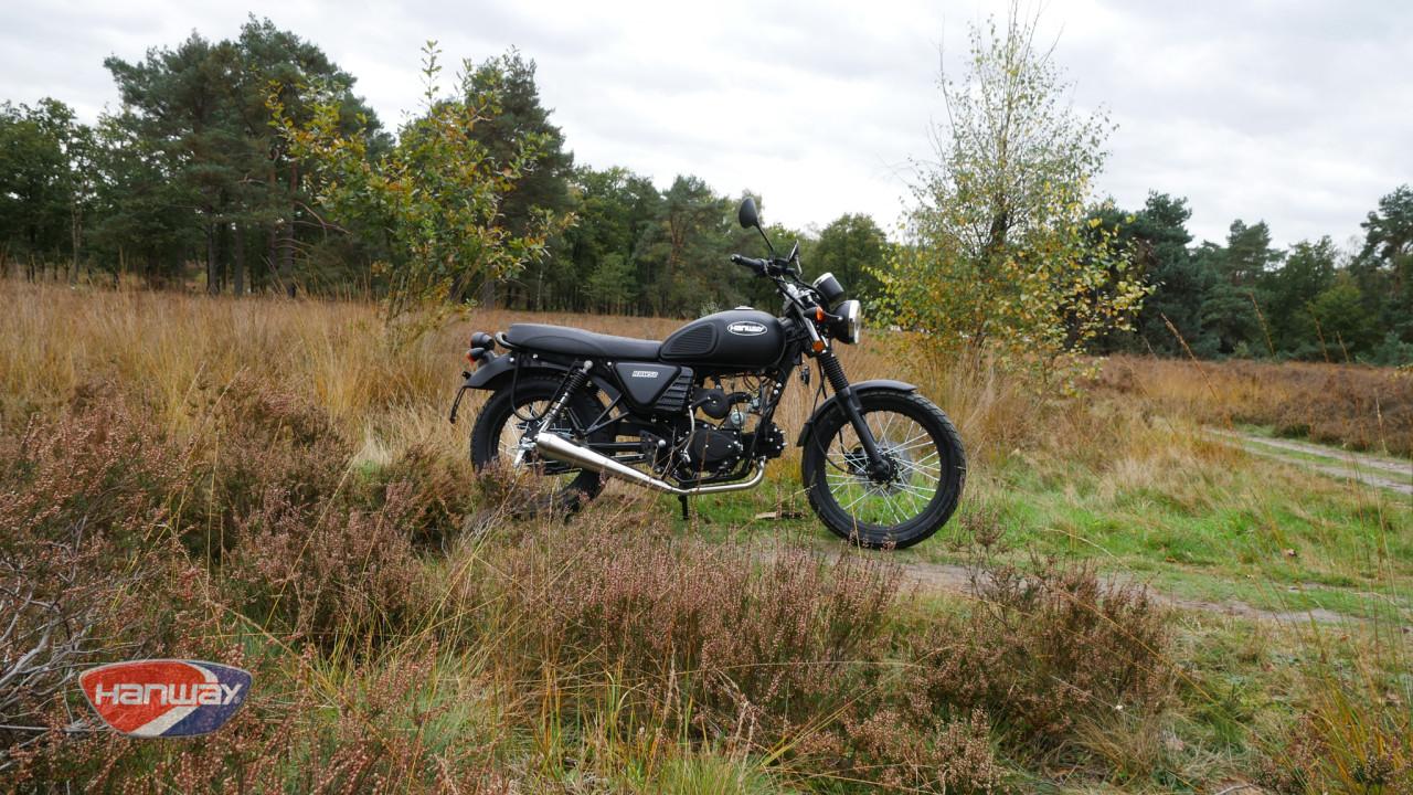 Unieke hanway raw 50 demo maar 1860 km caferacer euro 5 limited nu 1899 eu