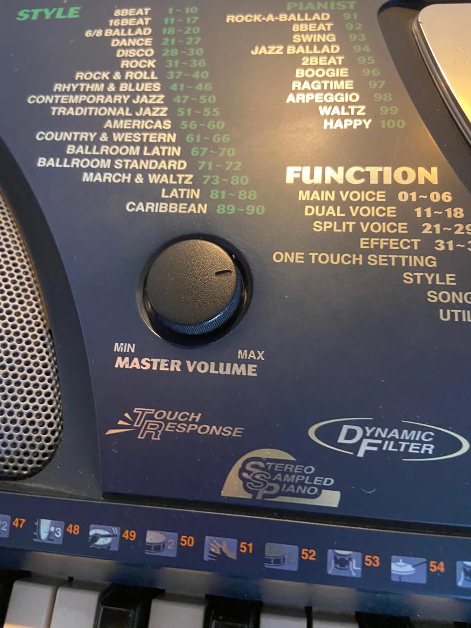 YAMAHA PSR-270 Keyboard