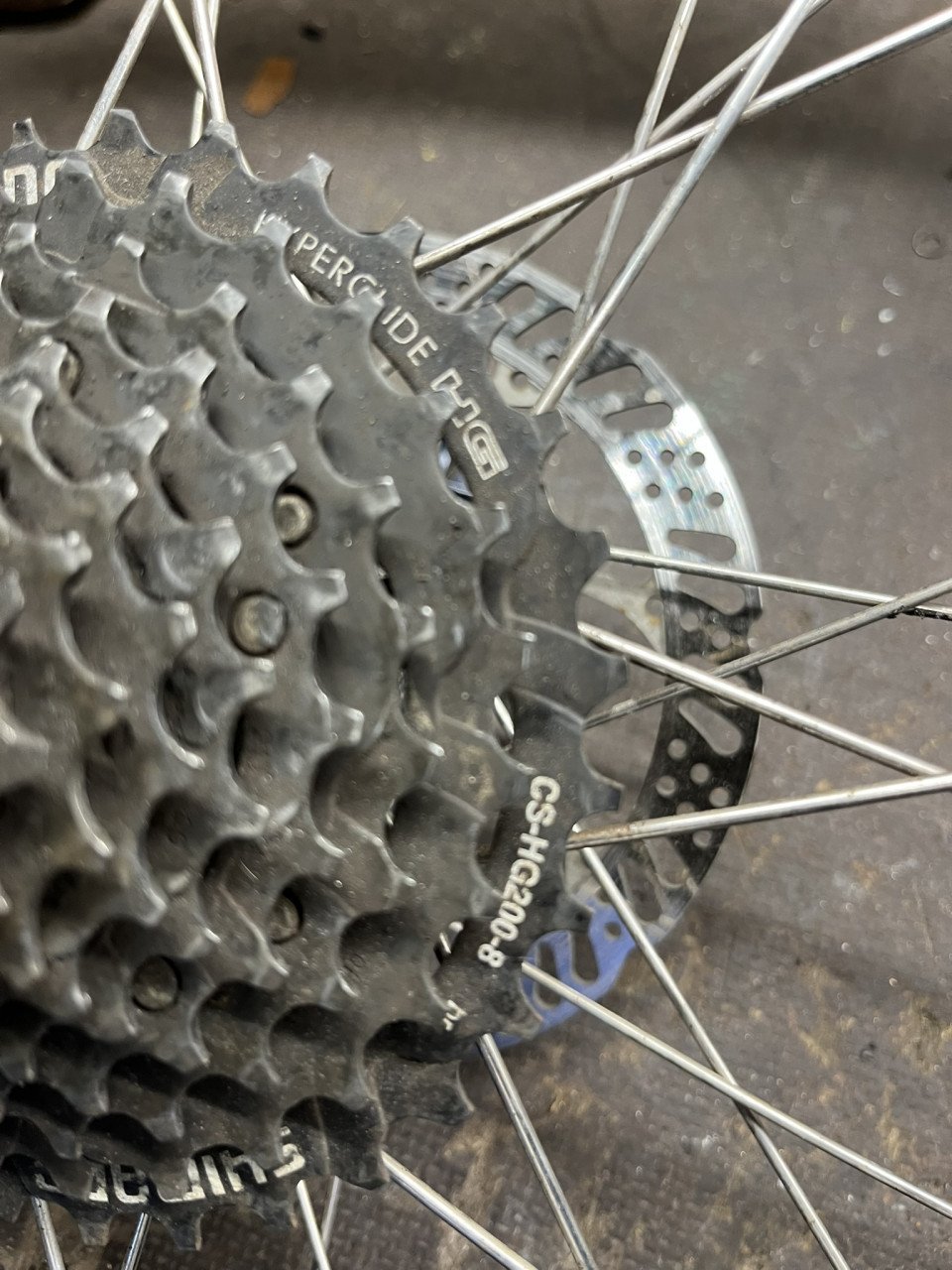 Voor en achterwiel  CUBE mountainbike
