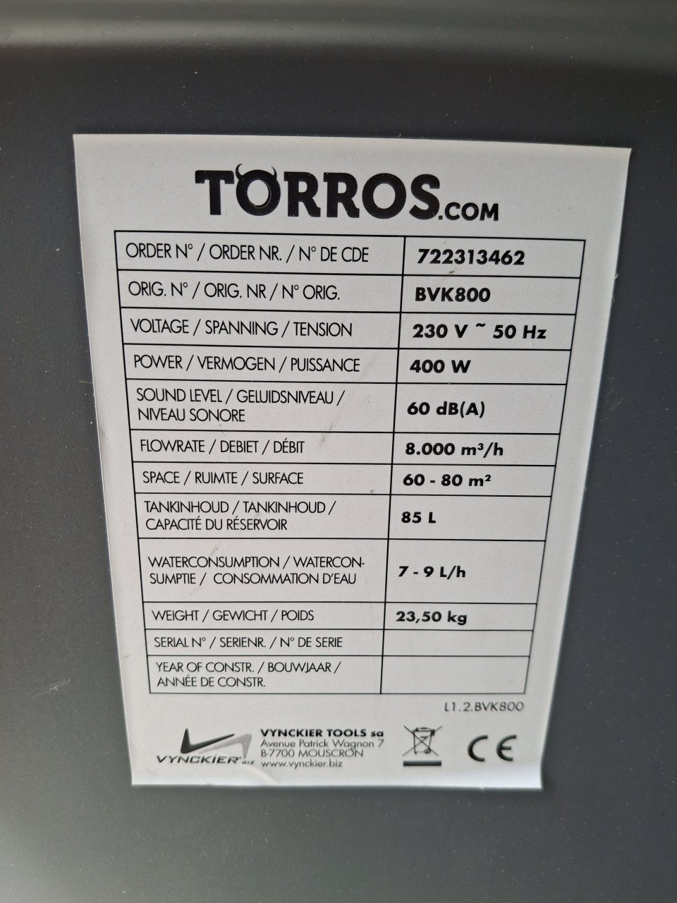 Torros water koeler