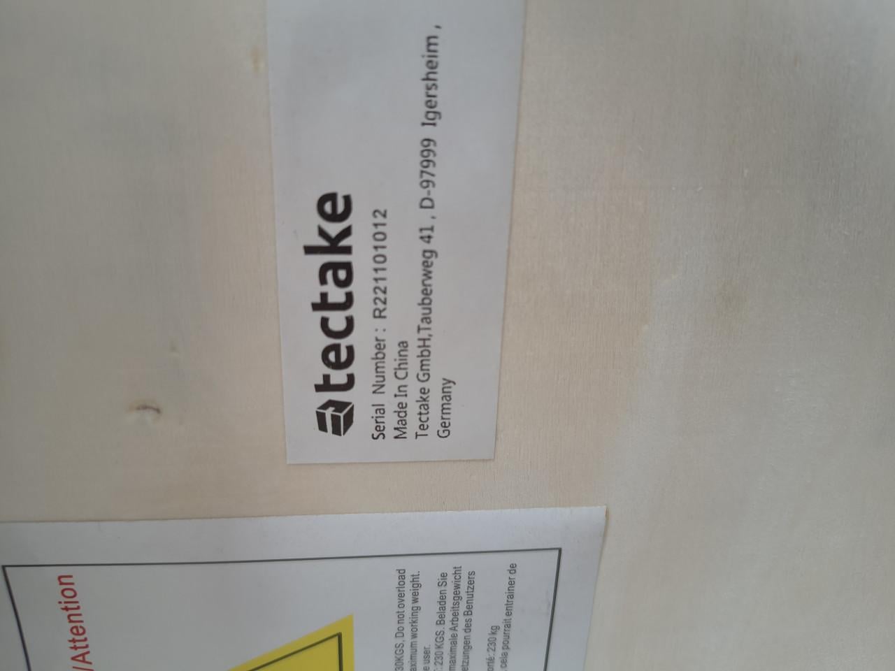 Inklapbare behandeltafel