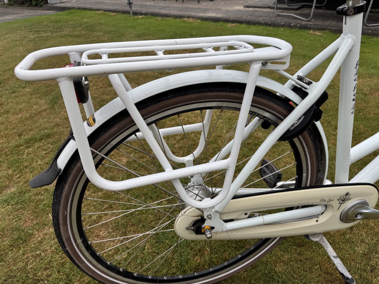 Damesfiets Gazelle, Miss Grace met nieuwe fietsmand