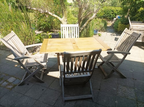 Teak tuinset
