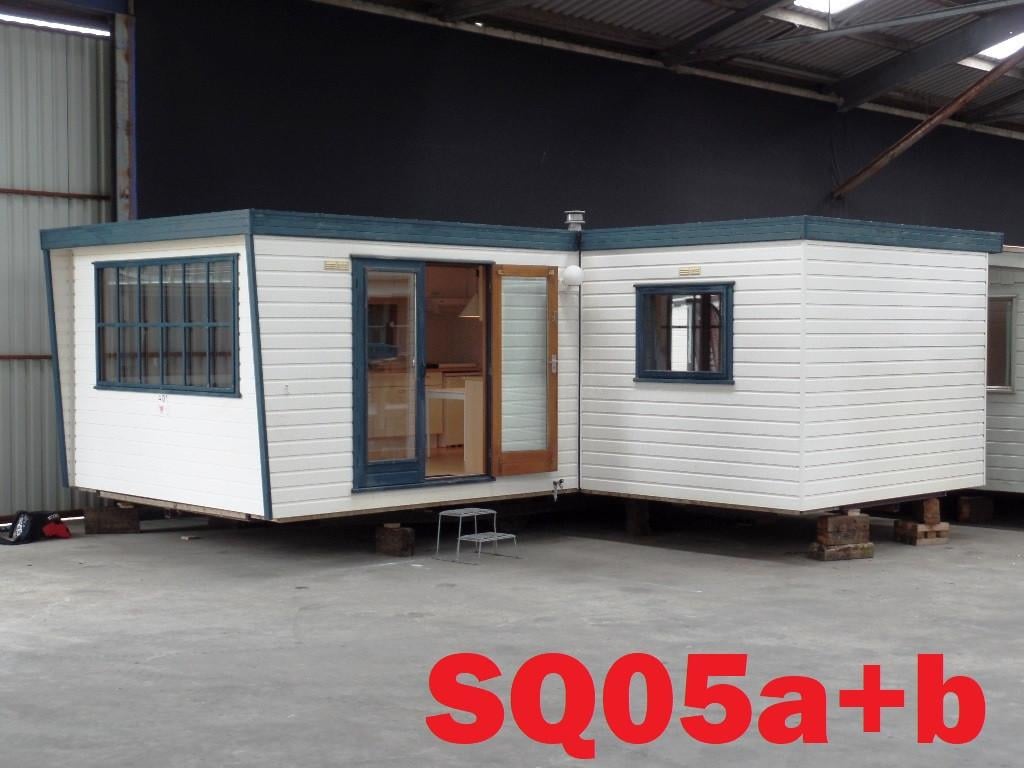 Degelijk Vroegop L-chalet met dubbel glas te koop