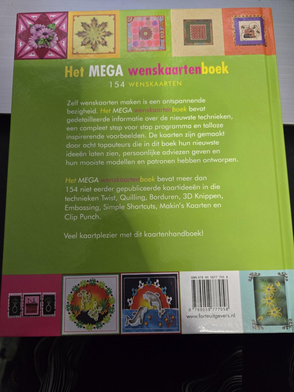 Het MEGA wenskaartenboek met 154 ideeën om zelf wenskaarten te maken