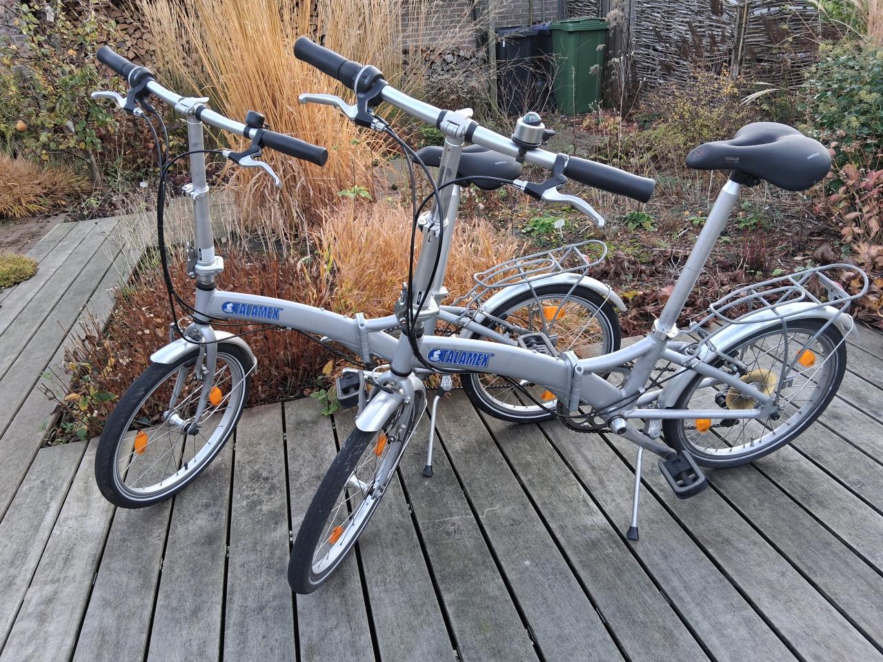 2 Talamex vouwfietsen
