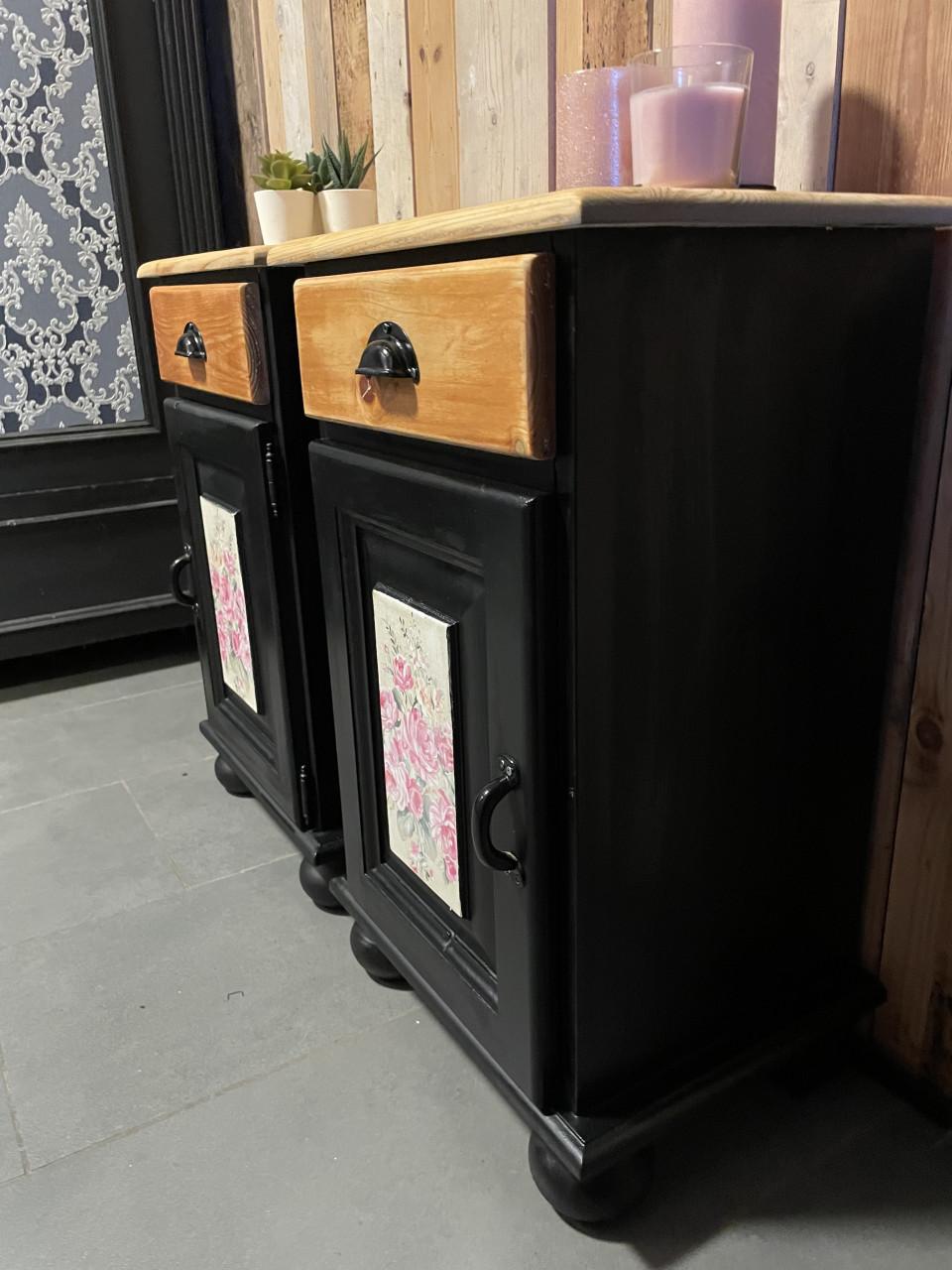 Vintage nachtkastjes